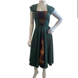 Miss Candyfloss Ella Gia Emerald green Dress